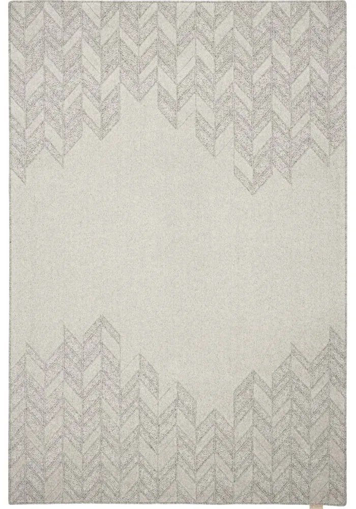 Világosszürke gyapjú szőnyeg 120x180 cm Credo – Agnella