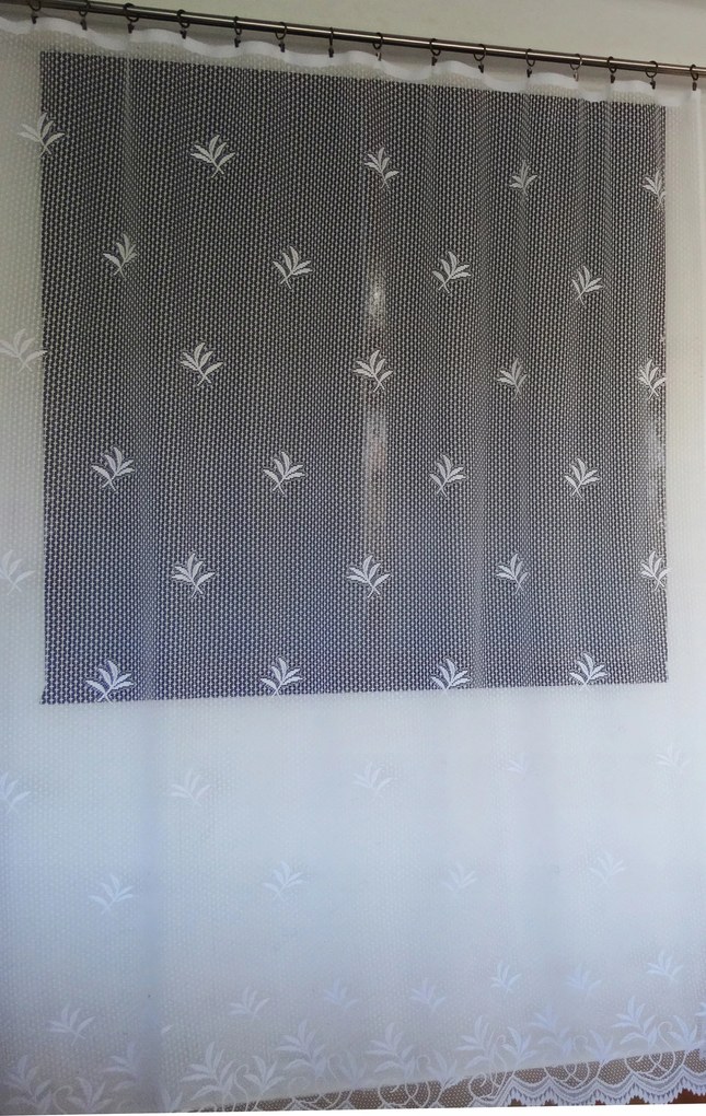 Mg Függöny 7145 Fehér 210x200cm Kész Szalaggal K