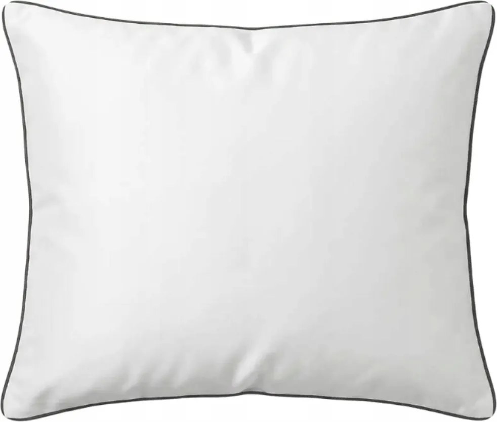 Bambusz párnahuzat 50x60 fehér, fekete bézs