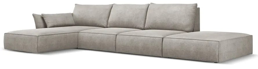 Világosszürke sarokkanapé (bal oldali) Vanda – Mazzini Sofas