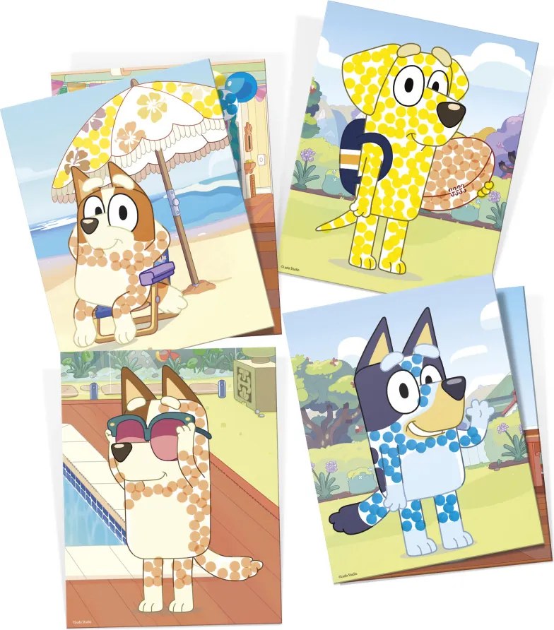 Bluey Cool kreatív szett 2 az 1-ben