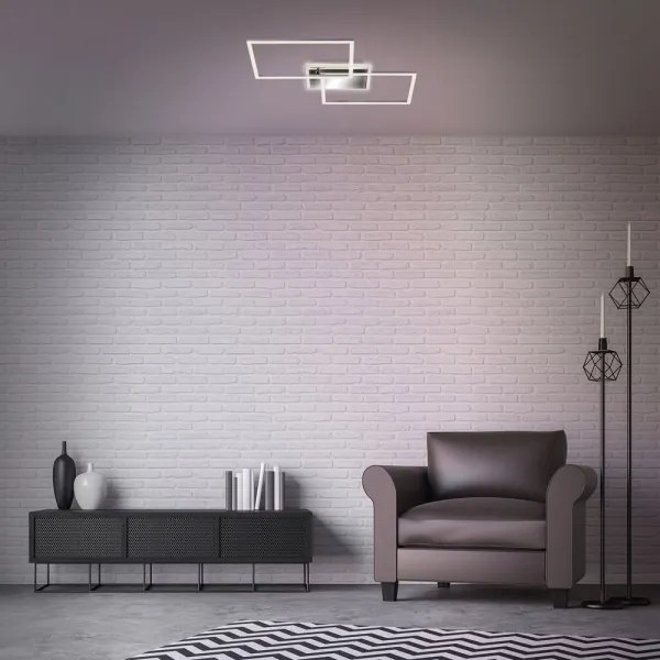 Brilo - LED Dimmelhető felületre szerelhető csillár FRAME 2xLED/20W/230V 2700-6500 + távirányító