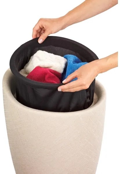 WENKO 22834100 - CANDY ülőke 36x50,5 cm bézs/fekete