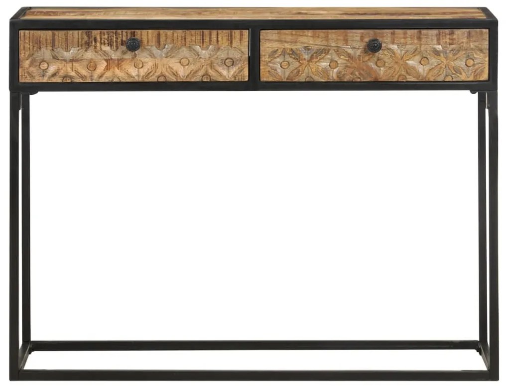 tömör mangófa tálalóasztal 100 x 35 x 75 cm