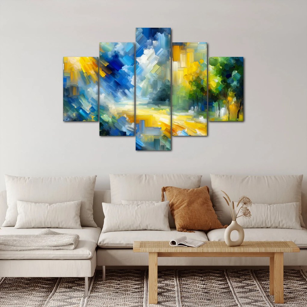 Kép - Absztrakt napos nap (150x105 cm)