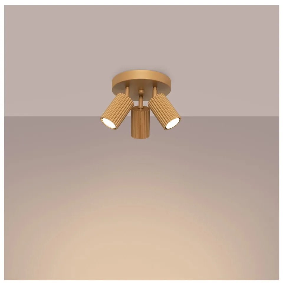 Aranyszínű spotlámpa Gleam – Sollux