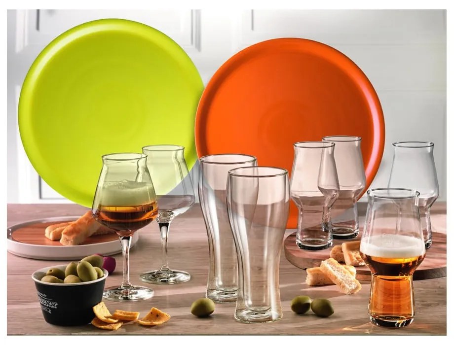 Pizza narancssárga porcelán pizzatányér, ⌀ 31 cm - Brandani