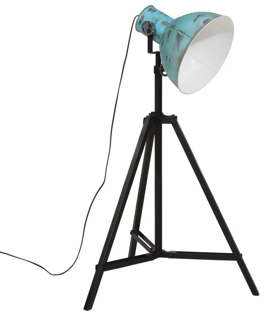 kopott kék állólámpa 25 W 61x61x90/150 cm E27
