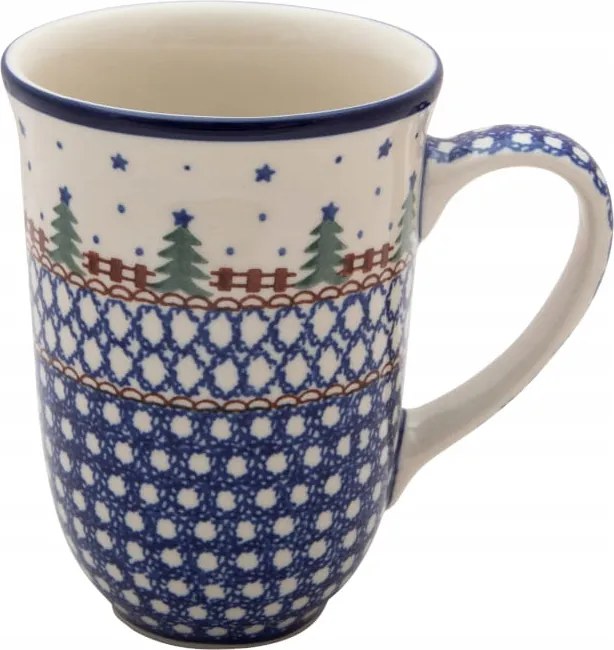 Bögre 500 ml Ceramika Artystyczna Boleszláv Karácsonyfa minta 0340