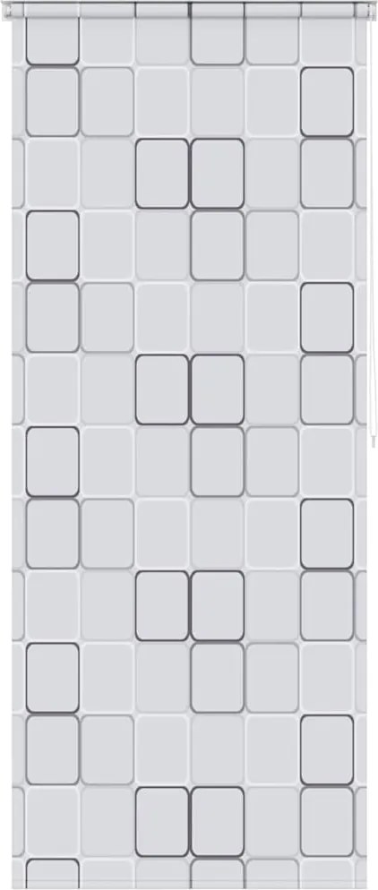 vidaXL kockamintás zuhanyroló 100 x 240 cm