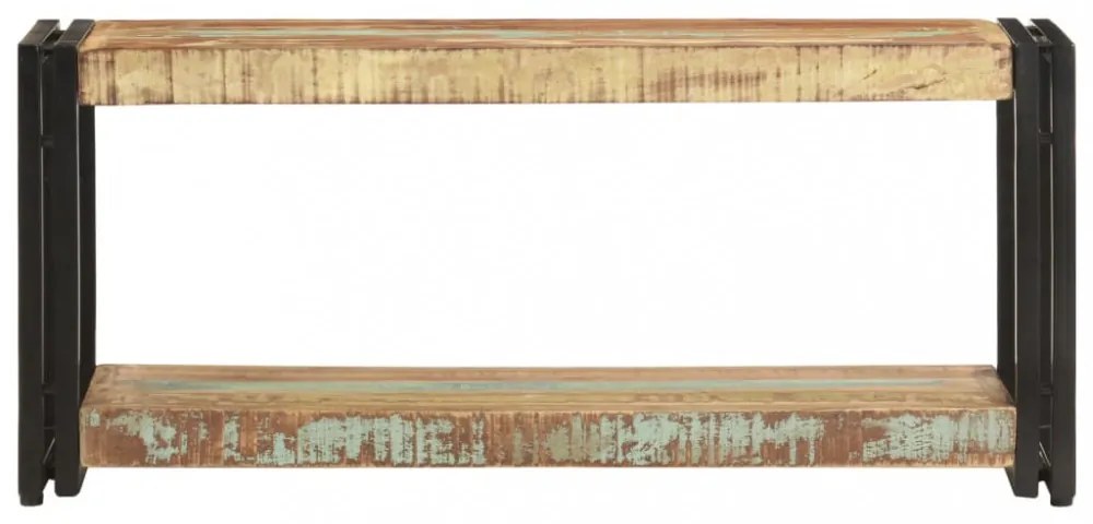 tömör újrahasznosított fa TV-szekrény 90 x 30 x 40 cm