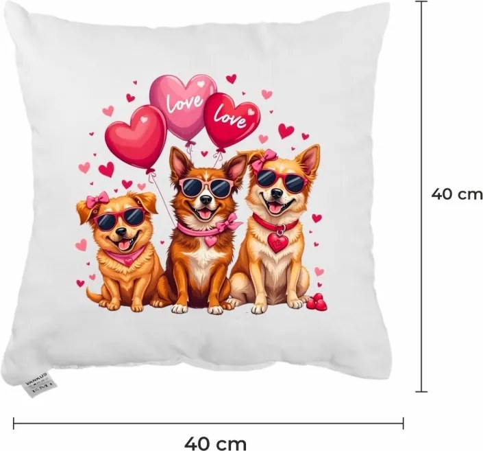 EMI Paws díszpárna 40x40 cm