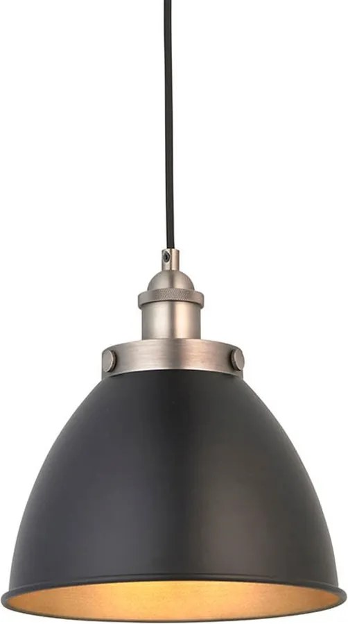 Endon loft függeszték franklin fekete antik ón end98750