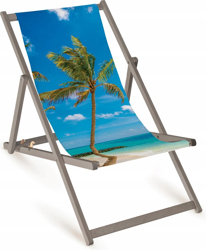 Kerti Fa Napozóágy Fullprint Nyomtatással Öko Összecsukható Strand Napozóágy