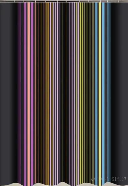 Zuhanyfüggöny - SPECTRUM - Impregnált textil - 180 x 200 cm