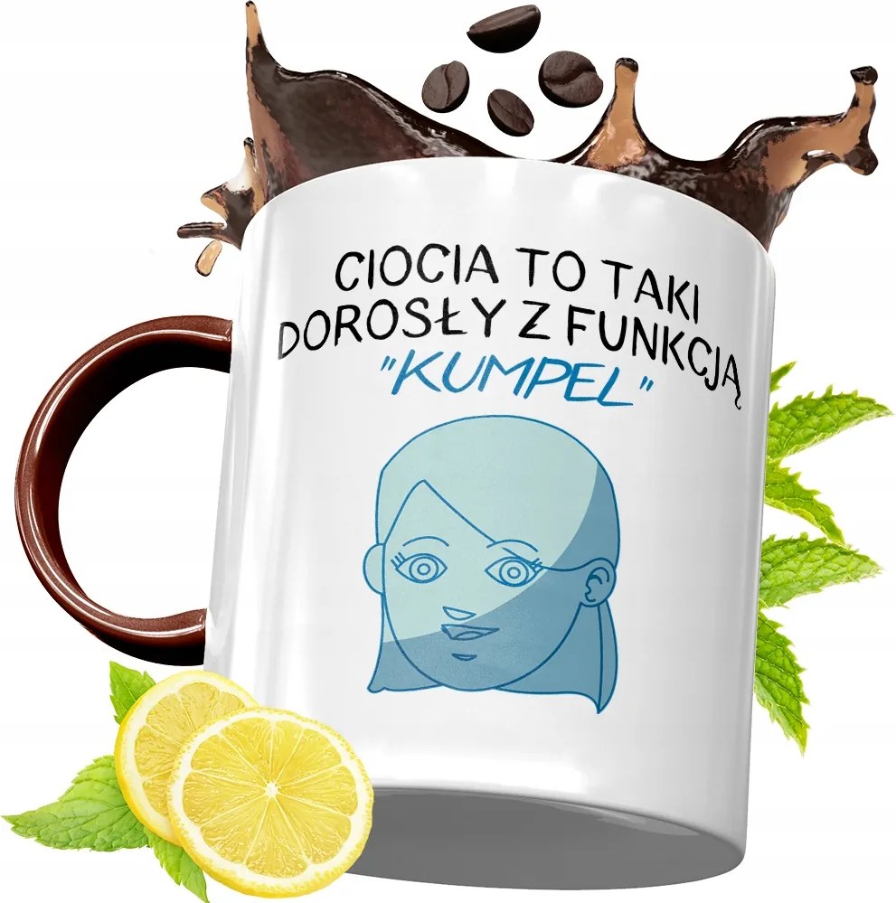 Bordó Bögre Néniknek Születésnapra Ajándék fényképes nyomtatással