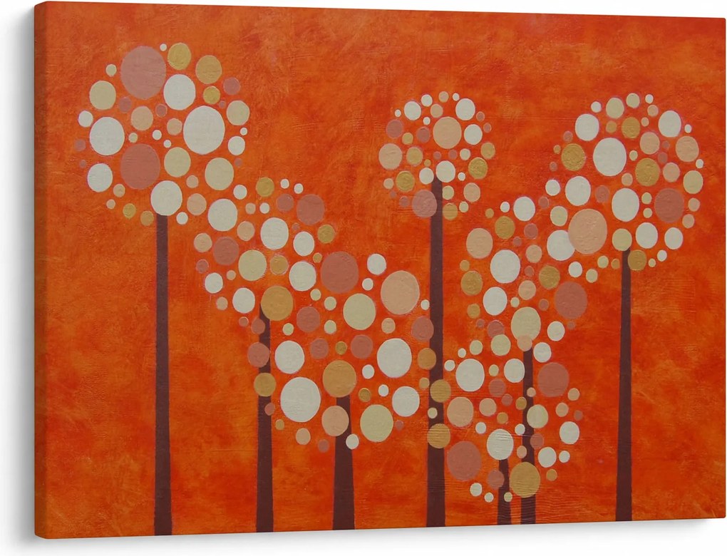 Kép - Narancssárga erdő (70x50 cm)