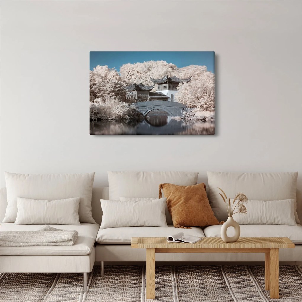 Kép - Virágzó fák Ázsiában (90x60 cm)