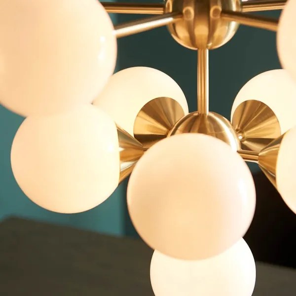 Endon 76500 - Csillár zsinóron OSCAR 11xG9/18W/230V réz