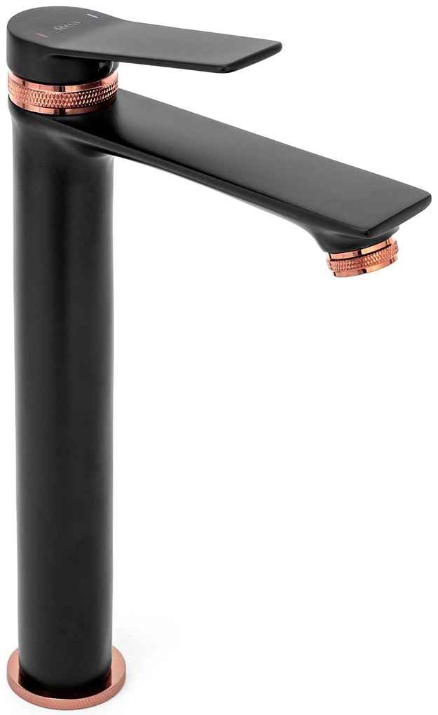 Fürdőszobai csaptelep Rea Viral Black-rose gold High