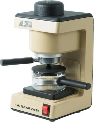 Szarvasi MINI ESPRESSO (SZV-612/3) kávéfőző, 800 W, drapp színű, őrölt kávé főzésére, 3,04 bar nyomás, max. 6 személy részére