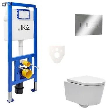 Fali WC szett Jika előtétfalas szereléshez + SAT Brevis WC SIKOJSW2