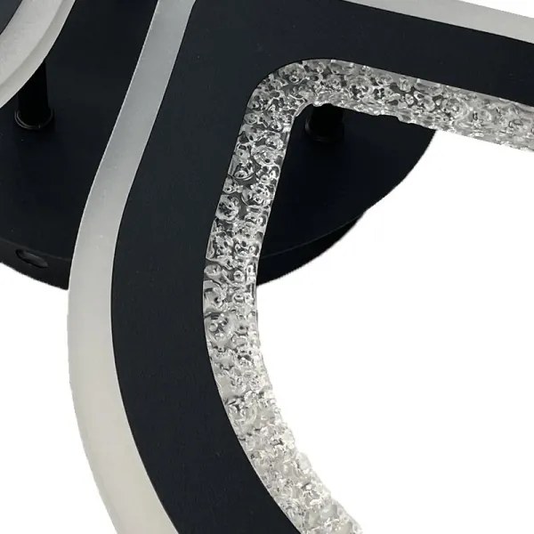 LED Dimmelhető felületre szerelhető csillár LED/95W/230V 3000-6500K + távirányítás