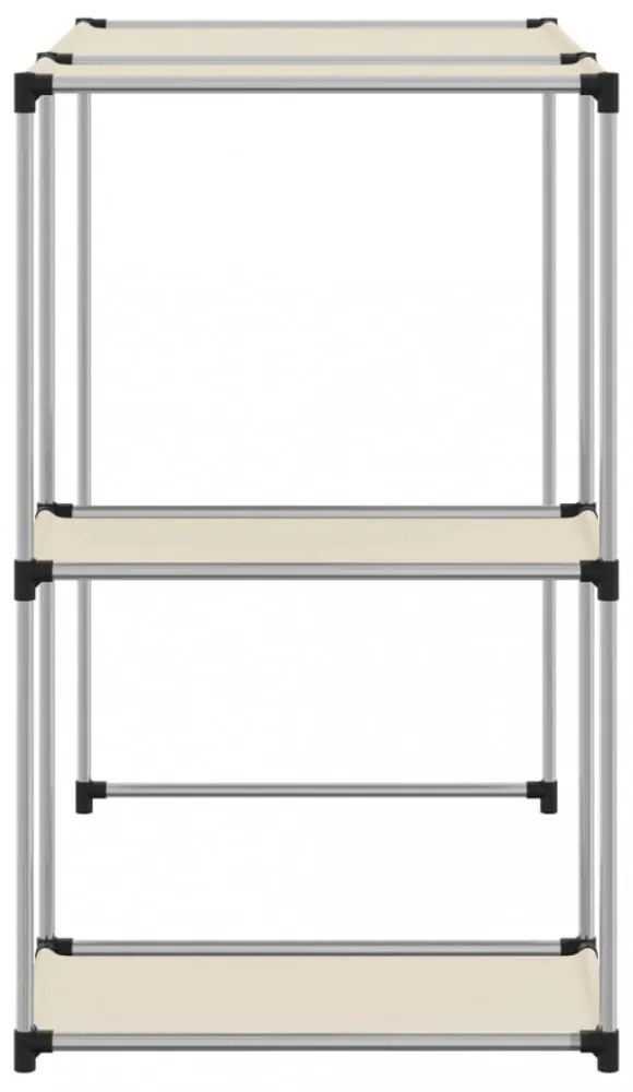 2 szintes krémszínű mosógép feletti tárolóállvány 87x55x90,5 cm