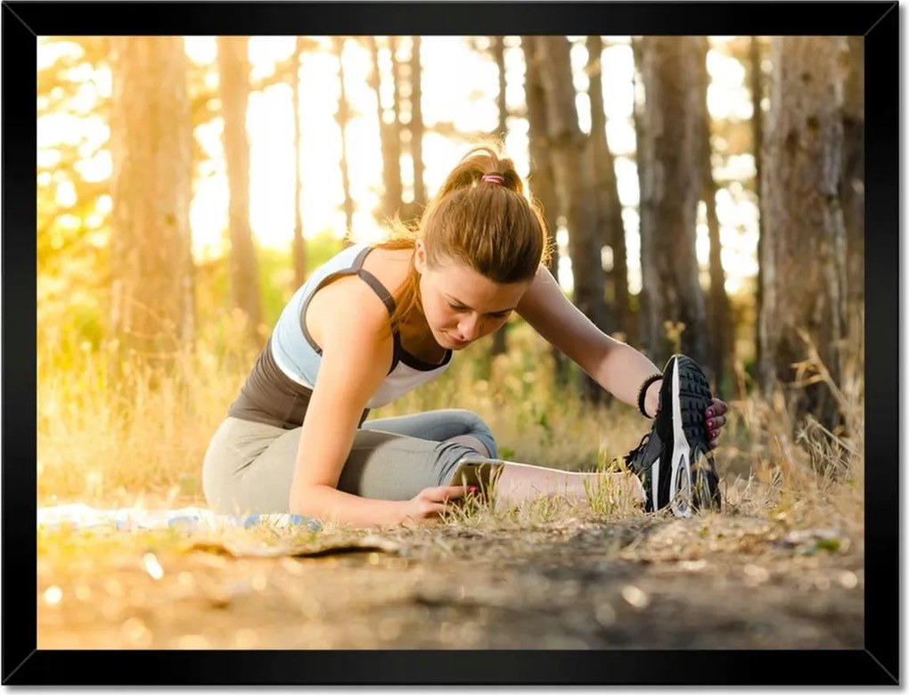 Poszterek keretben 40x30 Stretching a természetben