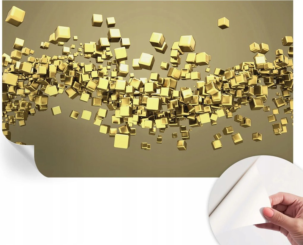 Fali fotótapéta Hálószobába Nappaliba Kreatív kockák 416x254 cm