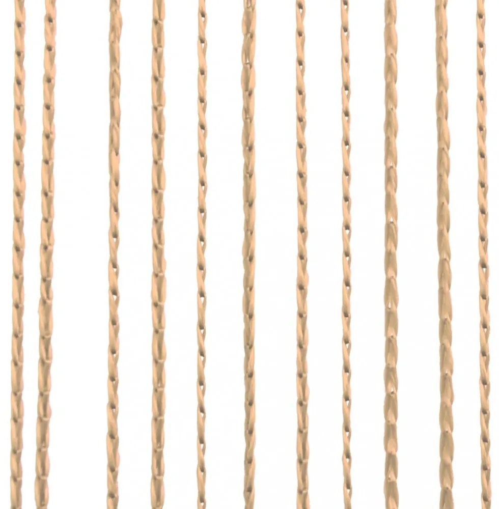 2 db bézs zsinórfüggöny 140 x 250 cm