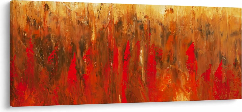 Kép - Festett absztrakció (120x50 cm)