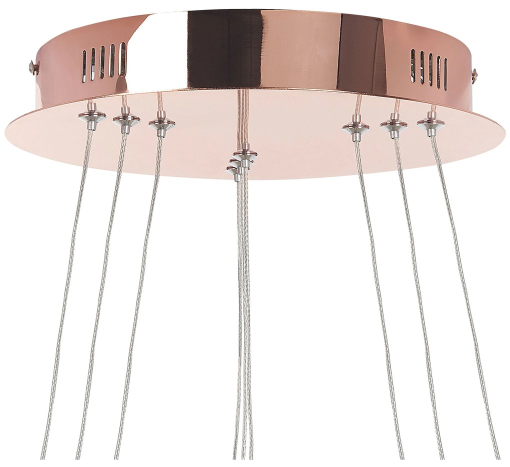 Rosegold fém LED függőlámpa ATREK Beliani