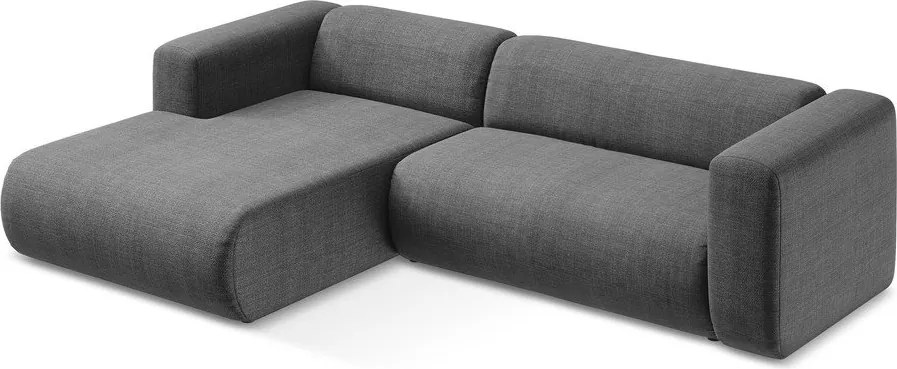 Szürke sarokkanapé (bal oldali-heverő résszel) Ekahi – Makamii