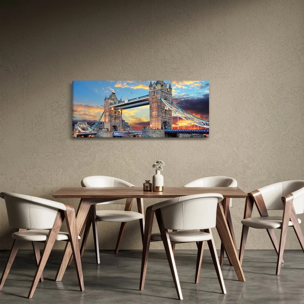 Kép - Tower Bridge, London, Anglia (120x50 cm)