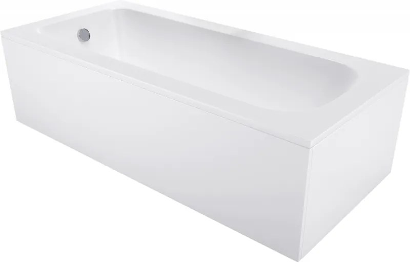 Mexen Vega téglalap alakú kád 180 x 80 cm burkolattal, fehér - 55011808000X