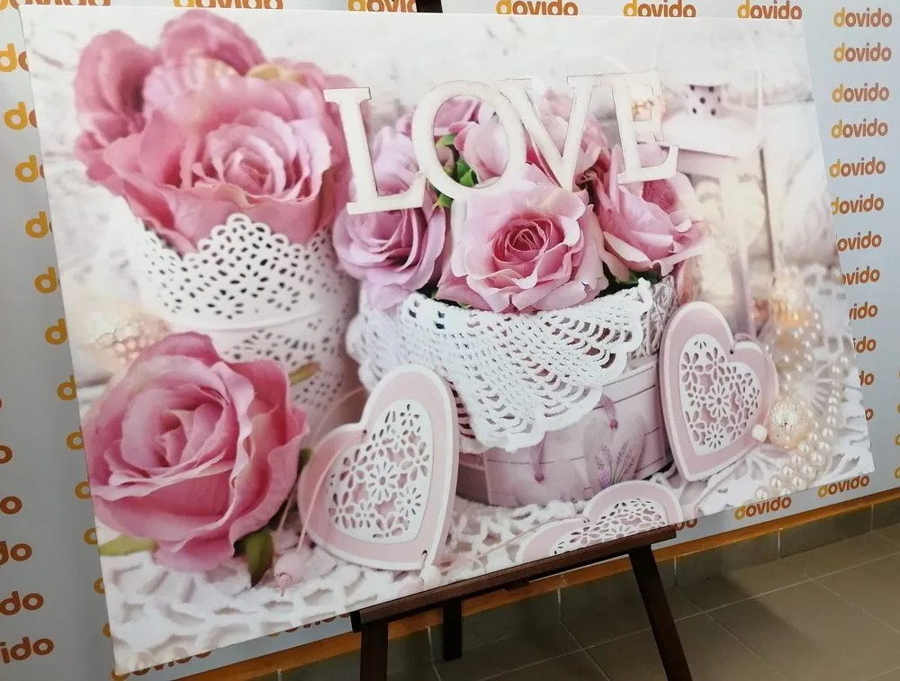Kép romantikus dekoráció vintage stílusban
