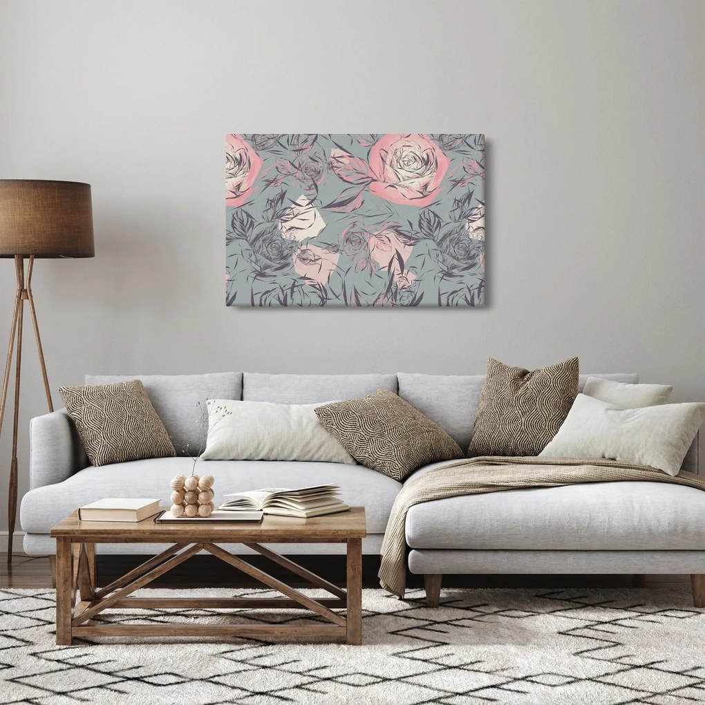 Kép - Rózsák (90x60 cm)
