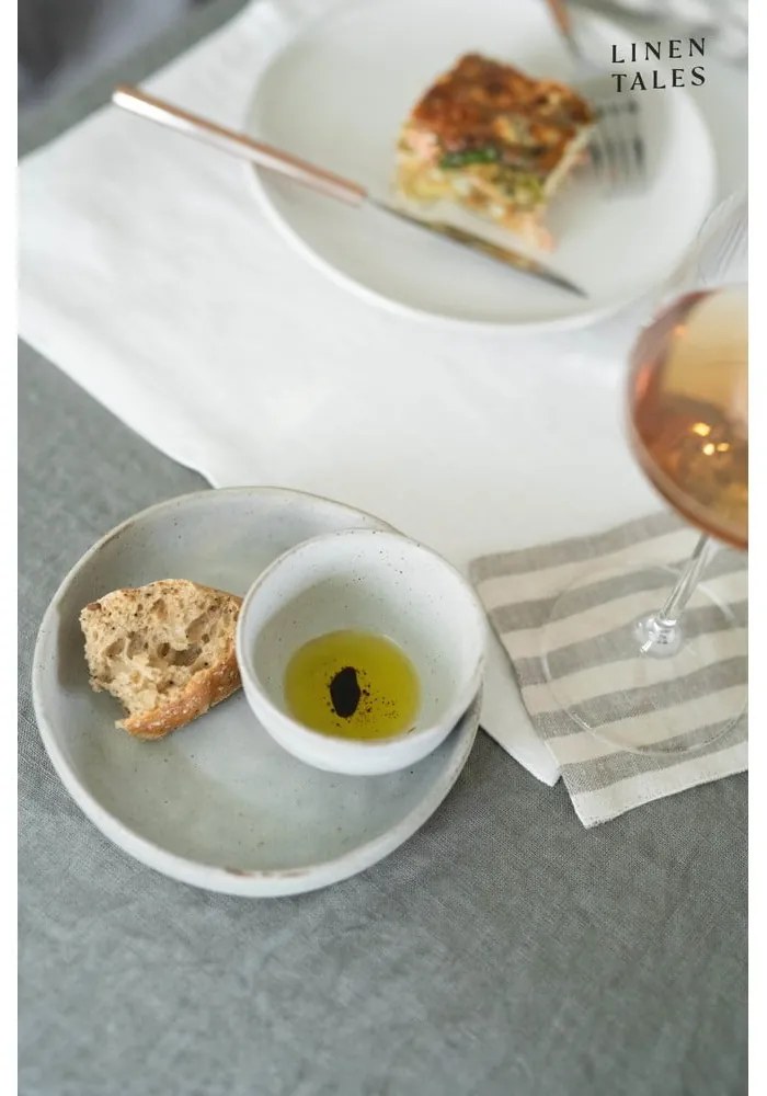 Fehér len tányéralátét, 35 x 45 cm - Linen Tales