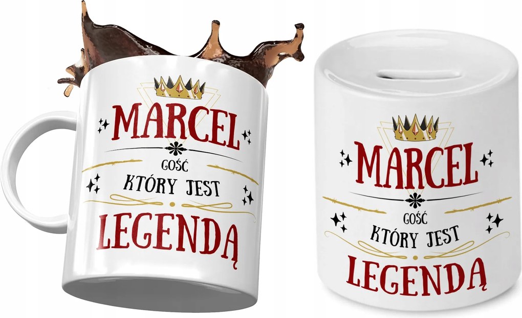 Marcelnek Bögre Ajándék persely szett fényképes nyomtatással