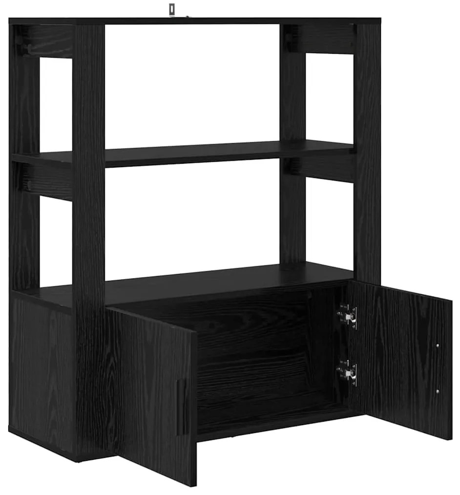 Széf Musta tammi 30 x 80 x 90 cm Faanyag