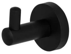 Gamma Roy, 1 törülközőkampó, fekete matt, GMA-UPR-ROY-BK