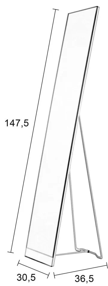 Stand fehér állótükör - White Label