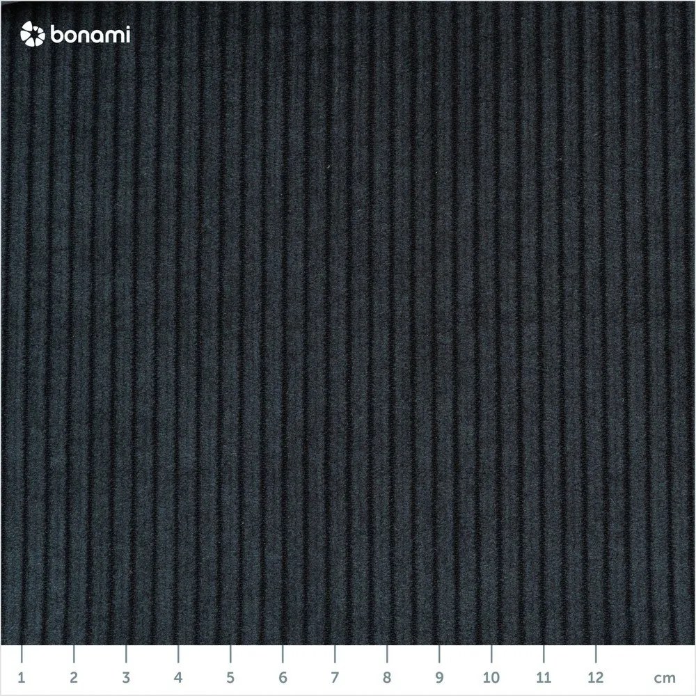 Feketés antracitszürke kordbársony kanapé 200 cm Lean – Karup Design