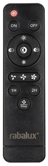 Rabalux - LED dimmelhető mennyezeti lámpa ventilátorral LED/30W/230V + DO