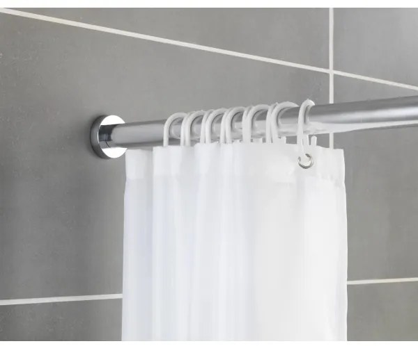 WENKO 24888100 - LUZ zuhanyrúd, 185 x 2,8 cm, rozsdamentes acél, fényes króm