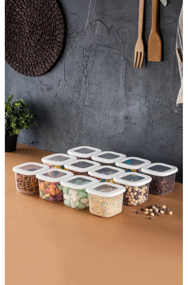 Élelmiszertartó doboz szett 12 db-os Fresco – Hermia