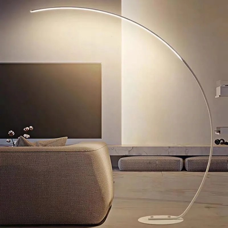 Padló lámpa Álló fehér modern Led