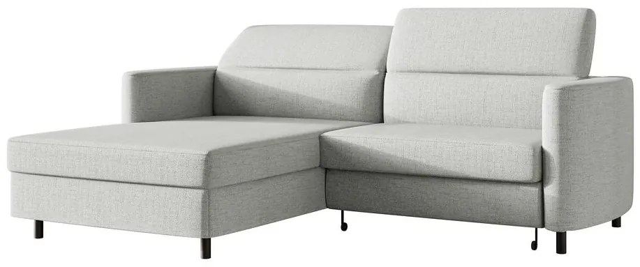 Sarokkanapé Buchu (B) (bézs szürke + fekete). 1099802