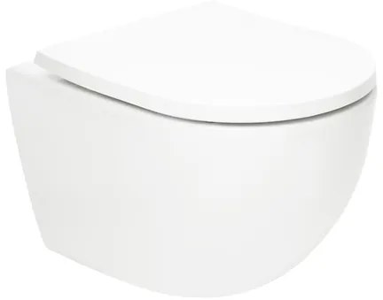 Wall-hung WC with softclose seat SAT Fusion white SATFUS010RTORP